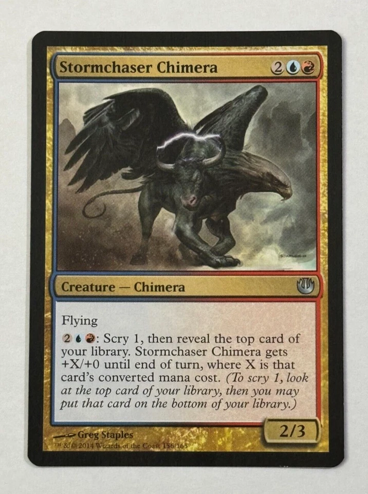 MTG Magic NYX Journey Into NYX Stormchaser Chimera - Uncommon - Image 1 of 1
