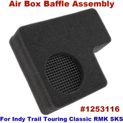 Air Box Baffle Assembly For 1993-1999 Polaris Indy Trail Classic RMK SKS 1253116 - Image 1 of 4
