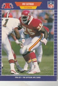 FREE SHIPPING-MINT-1989 Pro Set #170 Irv Eatman Kansas City Chiefs - Picture 1 of 1