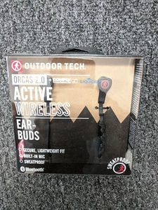 OUTDOOR TECH ORCAS 2.0 Bluetooth Ear-Buds Headphones | BLACK | OT5300-B - Picture 1 of 2