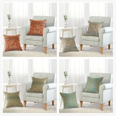 HOME SOFT THINGS Jacquard Chenille Pillow Covers Set of 2 Decorative Euro Throw Pillow Cover Soft