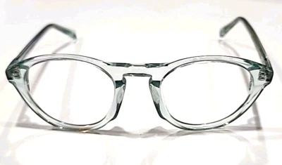 Warby Parker Hammond 552 Crystal Blue Round Sunglasses Frame 51-23 140 - Image 1 of 4