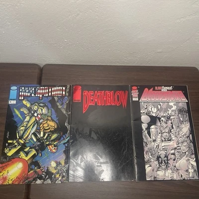 Image Comics Vintage Super Patriot #1 Bloodstrike #1 Deathblow #1 Lot Of 3 Nice - Image 1 of 4