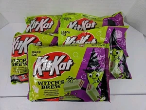 Snack limitado KitKat Witch's Brew tamaño 9,8 oz bolsa x5 unidades caramelos a granel BB 09/2026 - Imagen 1 de 5