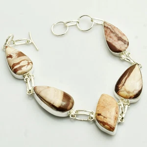 Coconut Jasper Gemstone Ethnic Handmade Bracelet Jewelry 23 Gms Gift AB 15598 - Picture 1 of 1