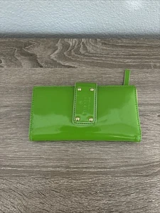 Kate Spade Stacy Pasedena Card Wallet Clutch Green - Picture 1 of 3