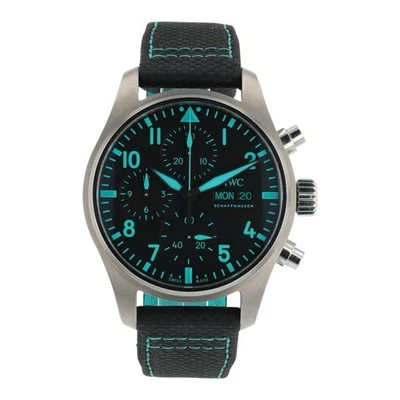 IWC Petronas Pilot Chronograph Titanium Black Dial 41mm Auto Mens Watch IW388108 - Image 1 of 4