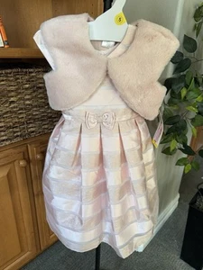 Jona Michelle Pink Pleated Tiered Sundress for Wedding Guest - Picture 1 of 11