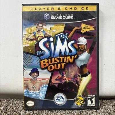 The Sims Bustin' Out (Nintendo GameCube, 2003) CIB Complete - Image 1 of 4