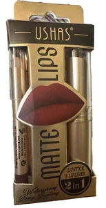 Juego de delineador de labios lápiz labial mate, brillante, de larga duración, acabado natural, baya sin decoloración - Imagen 1 de 1
