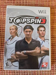 Topspin 3 (Nintendo Wii, 2008) Complete With Manual - Picture 1 of 6