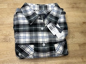 NUEVO CON ETIQUETAS Pendleton Para Mujer Doble Cepillado Algodón Franela Cuadros Codo Parche Camisa S - Imagen 1 de 5