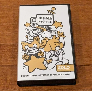 Quests Over Coffee Solo Game of the Month NEW SEALED Best With 1 Card Games - Picture 1 of 1