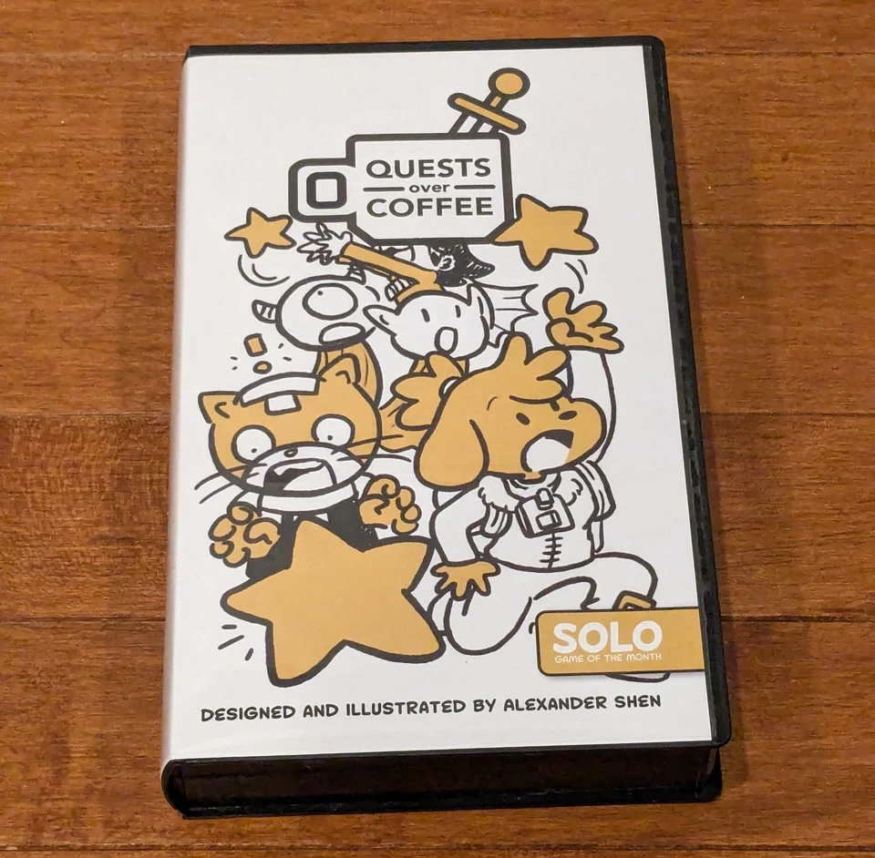 Quests Over Coffee Solo Game of the Month NEW SEALED Best With 1 Card Games - Image 1 of 1