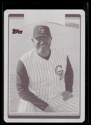 2006 Topps Printing Plate Magenta Clint Hurdle 1/1 Colorado Rockies #274 - Image 1 of 2
