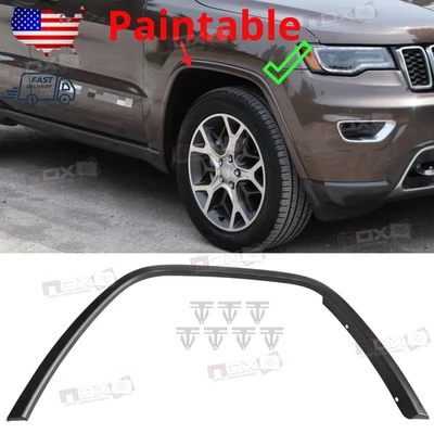 Fender Flare  For Jeep Grand Cherokee 2017-2021 Front Passenger Side Paintable - Imagem 1 de 4