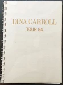 Dina Carroll – Tour 94 Production Manual – Original Crew-Issued – Rare - Picture 1 of 12