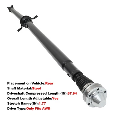 AWD Drive Shaft For 2005-06 Chevrolet Equinox Ls Sport Utility 4-Door 3.4L Foto 1 de 4