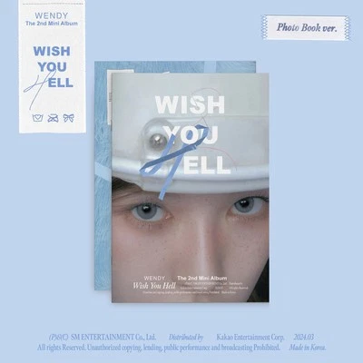 Wendy : WENDY the 2nd Mini Album 'Wish You Hell' CD with Book (2024) Foto 1 de 2