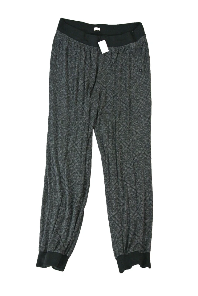 Pantalones de salón Hollister para hombre grandes negros grises cintura cómoda algodón nuevos Foto 1 de 4