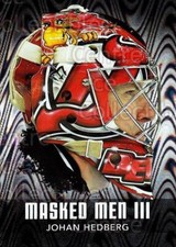 2010-11 Between The Pipes Masked Men III Silver #25 Johan Hedberg