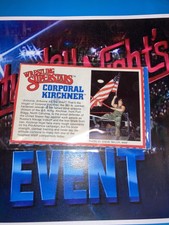 ACTION FIGURE CARD Corporal Kirchner (1986) LJN WWF WWE (VERY GOOD)