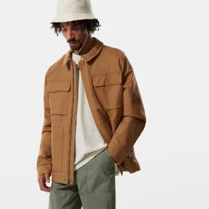 The North Face Mens Rostoker Jacket Coat Utility Brown -- Medium - Picture 1 of 5
