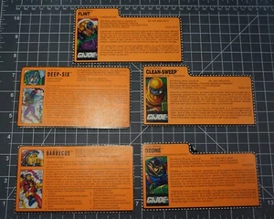 GI Joe Eco Warrior Deep Six Flint Clean Barbecue Ozono Karteikarten Set - Bild 1 von 18