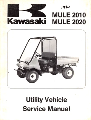 OEM Genuine Kawasaki Service/Repair Manuals (2) Mule 2010/2020/2030 KAF540 Foto 1 de 4