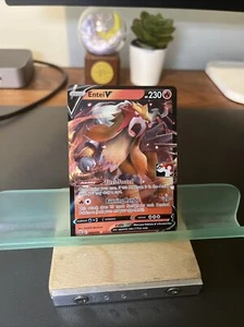 Entei V 022 Preispaket Serie 3 Spiel Pokémon Stamped Neu NM Pack Fresh - Bild 1 von 2