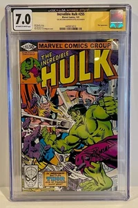 1981 Marvel The Incredible Hulk #255 Sal Buscema Signed Auto Comic JSA CGC 7.0 - Picture 1 of 4