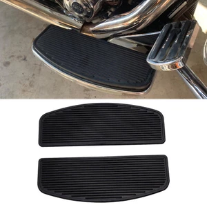 Rubber Front Rider Insert Floorboard Pad For Harley Road King Electra Glide Dyna - Picture 1 of 11