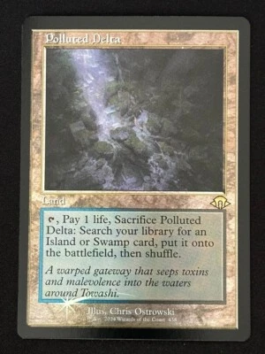 1x MTG Polluted Delta (Retro Frame, Foil) - Modern Horizons 3 (MH3) #438 - Magic - Image 1 of 2