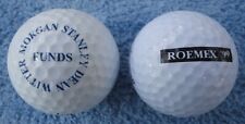 Morgan Stanley Dean Witter Funds Roemex '99 Logo Golf Balls Ball Tour Edition 