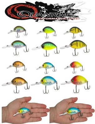 QUANTUM Fat Minnow DR Wobbler -schwimmend 1-3 Meter