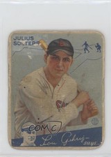 1934 Goudey Big League Chewing Gum R320 Moose Solters (Called Julius on Card)