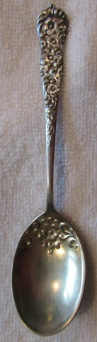 Rococo Dominick & Haff Sterling Silver ice cream dessert spoon circa 1888 Cover