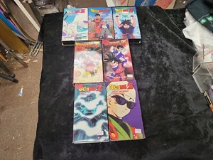 7 Vintage DRAGONBALL Z VHS Tapes Great Saiyaman Garlic Jr. Departed Dead Zone - Picture 1 of 5