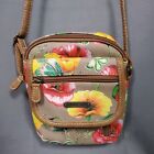 MultiSac Purse Floral Print Crossbody Bag Travel Organizer Butterfly Handbag