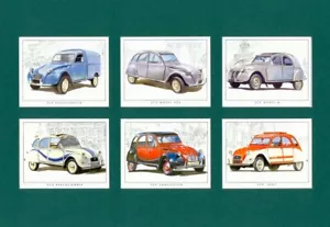 CITROEN 2CV Original Collectors Card Set - 1952-1983 models Spot Charleston AZA - Picture 1 of 1
