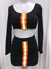 Woman 2 Piece Set, Reflective Skirt W/Long Sleeve Top (New With Tags / Medium)