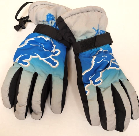 NFL Detroit Lions Winter Gloves, New (Adult Large/Xlarge) Cover