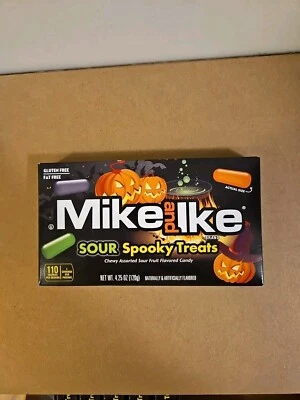 Mike and Ike 4,25 oz. Caramelo masticable de Halloween SOUR SPOOKY GOLOSINAS ** BB 07/2025 ** Foto 1 de 4