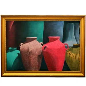SIR CEDRIC MORRIS Original Vintage Signed Floral Vase Decor Still Life Painting - Picture 1 of 24