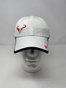 Rare Nike Rafa Nadal 2010 Featherlight Tennis Hat, White, 398224-116, Strap Back - Picture 1 of 12
