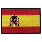 Iron on Sew On Patch Embroidered Patches Country Spain Nation Flag Appliques