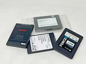 SSD 2.5” 64GB 128GB 256GB 7mm SATA Solid State Drive Sandisk Micron WD Corsair - Picture 1 of 3