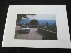 1981 Mercedes Euro Delivery Brochure 380 SLC SEL SL 280E 300 300TD 380SD Catalog - Picture 1 of 6