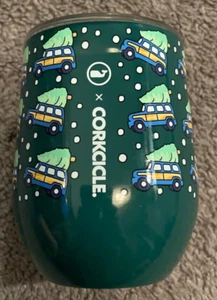 Vineyard Vines x Corkcicle Christmas Edition Stemless Insulated Wine Tumblr 12oz - Picture 1 of 5