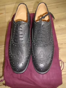 HIGHLAND BROGUES SIZE 8S NARROW WIDTH FITTING TRIPLE SOLED BRITISH ARMY - Foto 1 di 5